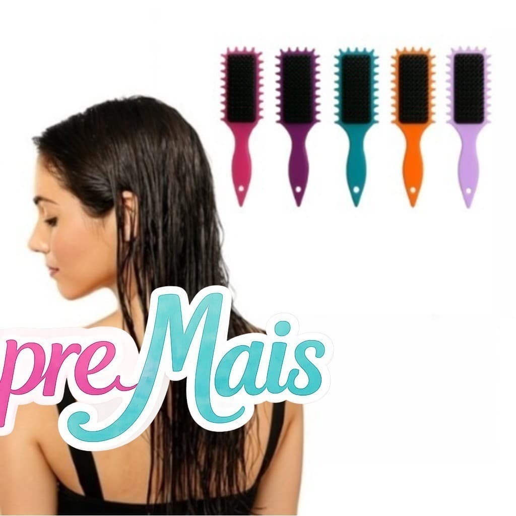 Kit 5 Escovas de Fitagem Sortida – Modela e Define Cachos com FacilidadeB49J
