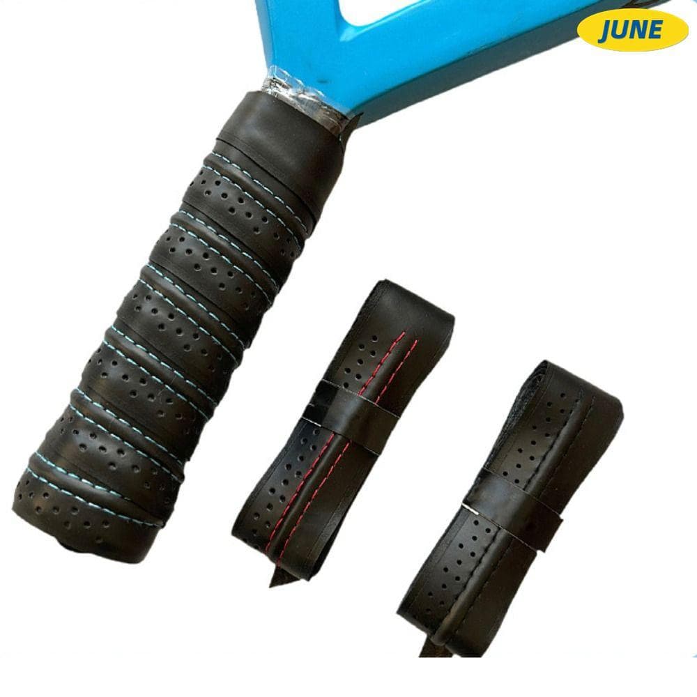 Overgrips De Raquete De Pickleball De Junho , Costura De PU De Ponto De Pressão Sobre Punhos , Vara De Pesca