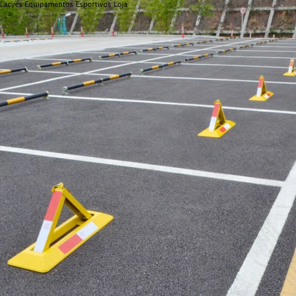 Bloqueio De Espaço De Estacionamento LACYES , Barreira De Segurança Triangular Dobrável Portátil Para Veículos , Anticol