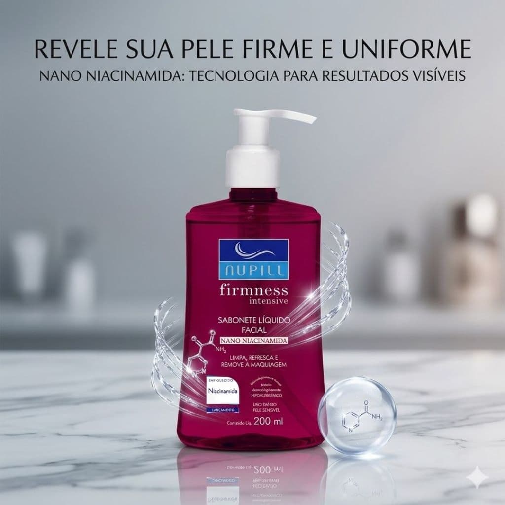 Sabonete facial Nupill Niacinamida - 200ml