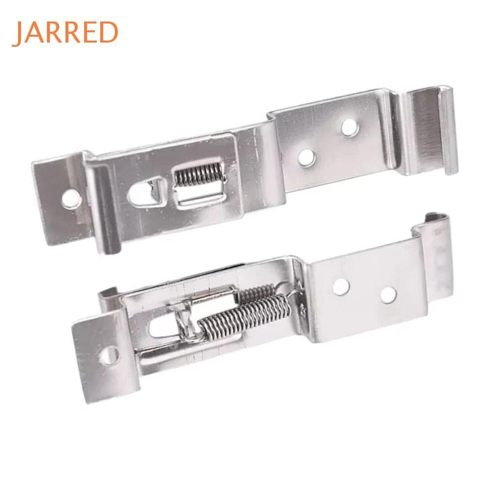 JARRED 4pcs Clipes De Placa De Identificação De Trailer , Suporte Carro Com Mola De Resistência À Corrosão , Retangular