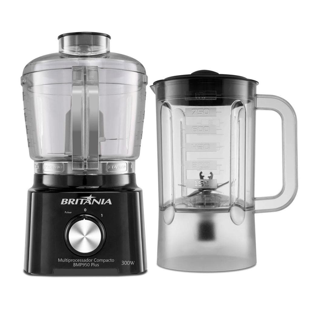 Multiprocessador Britânia 300W 2 em 1 Compacto BMP950 Plus