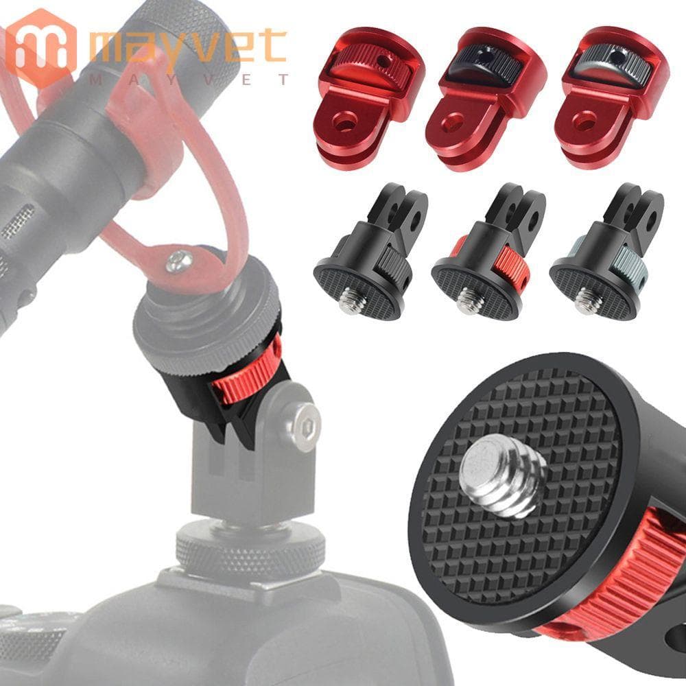 MAYVET Tripé Adaptador Acessórios Para Câmera Liga De Alumínio Parafuso De 1/4 Polegada