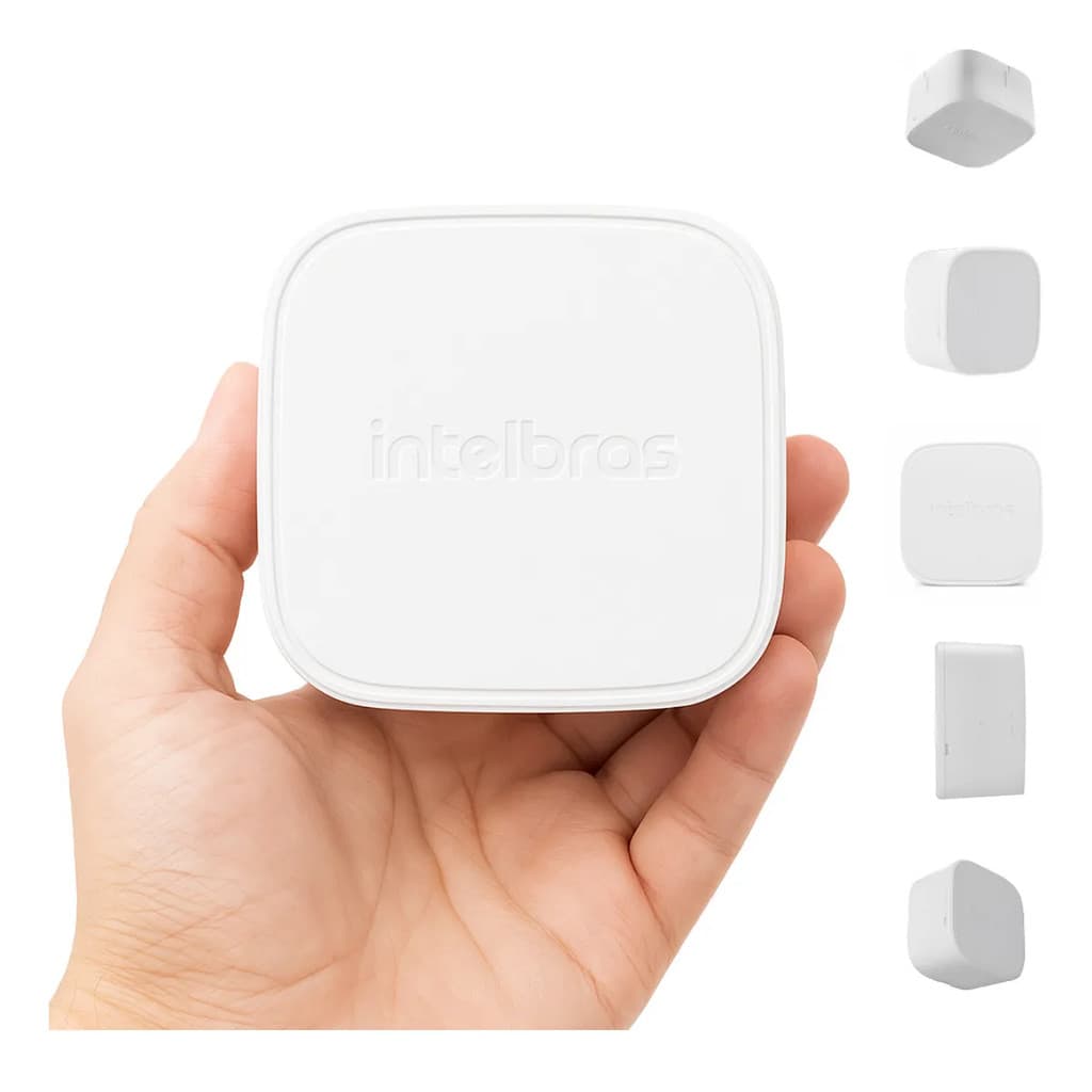 Caixa de passagem Intelbras VBOX 1000 mini para câmeras de CFTV