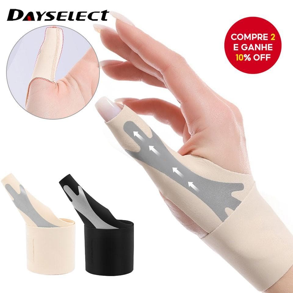  Dayselect 1 peça de suporte de punho ajustável com pressão, protetor de mão para tendinite, anti-torção, respirável,