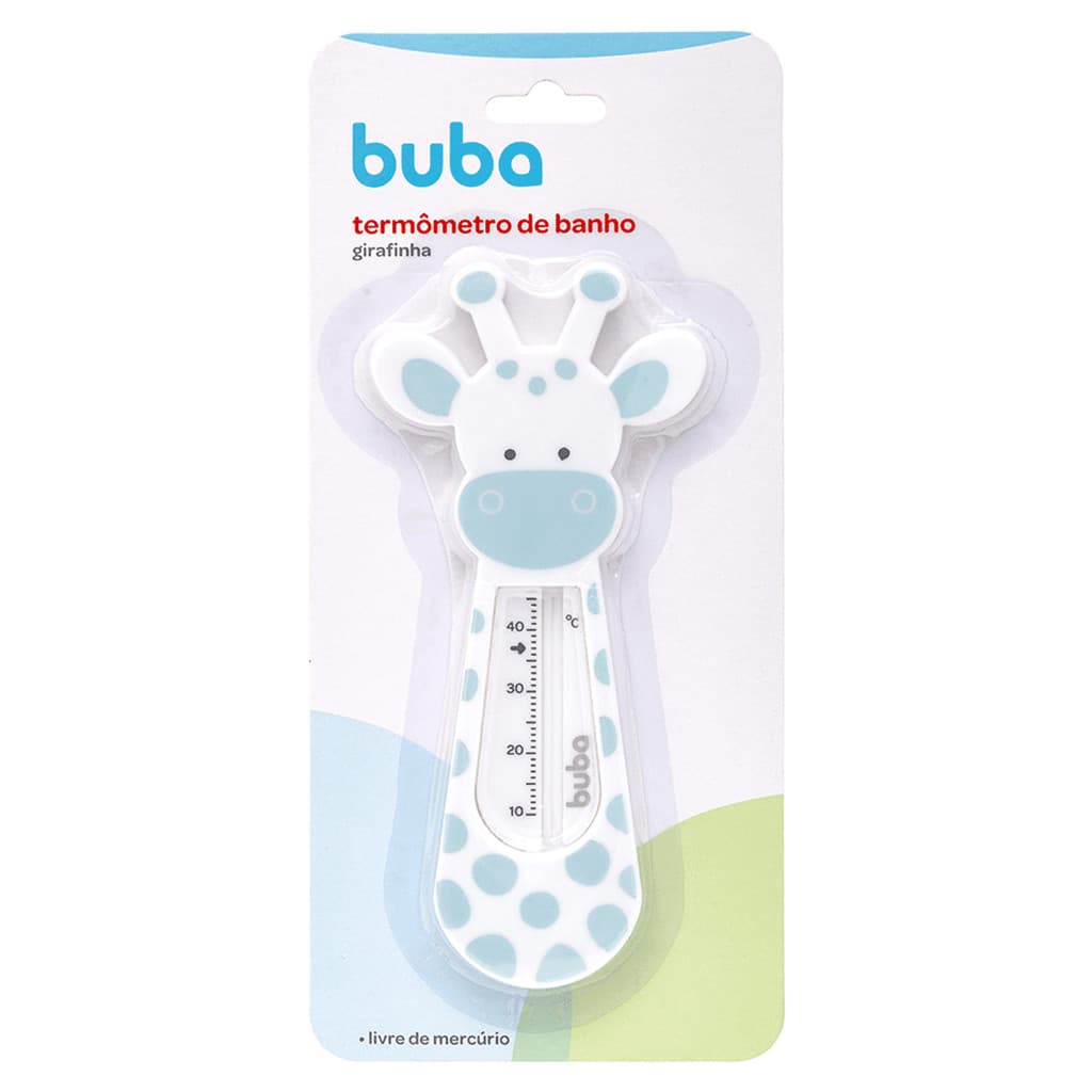 Termômetro de Banheira Buba Banho Do Bebê Girafinha Azul