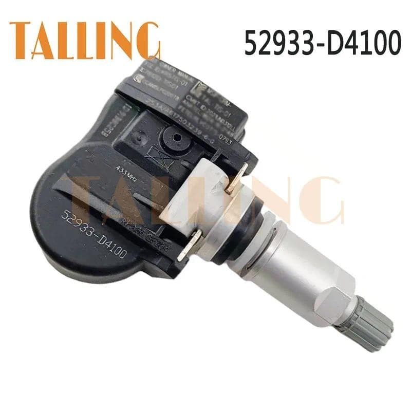 Sensor Monitor De Pressão Dos Pneus TPMS 52933-D4100 433MHZ Para 2017 2018 2019 Hyundai Kona Ioniq Elantra Genesis G90 K