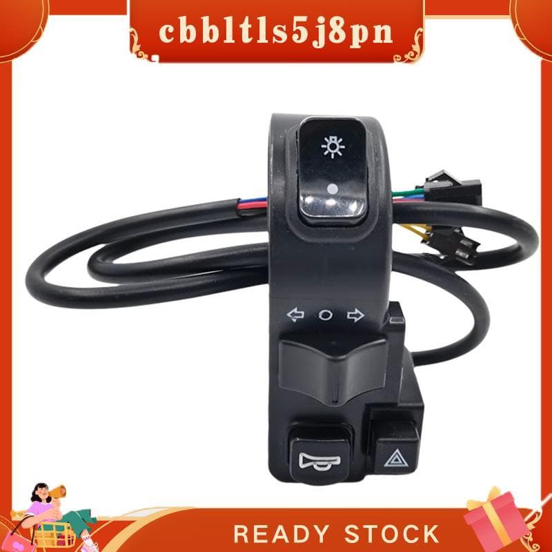 cbbltls5j8pn Interruptor De Guiador ATV Para Motocicleta Botão De Engrenagem De Buzina De Acelerador Elétrico Universal 