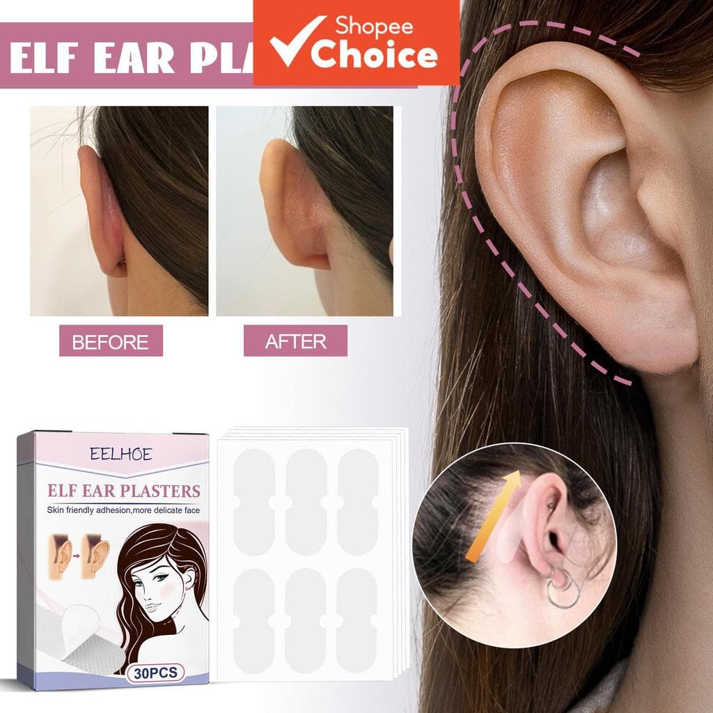 Corretor De Orelha Cosmético Autoadesivo Orelhas Invisíveis Adesivos Elfo Fita Adesiva À Prova D'água Auto Sweatproof Re