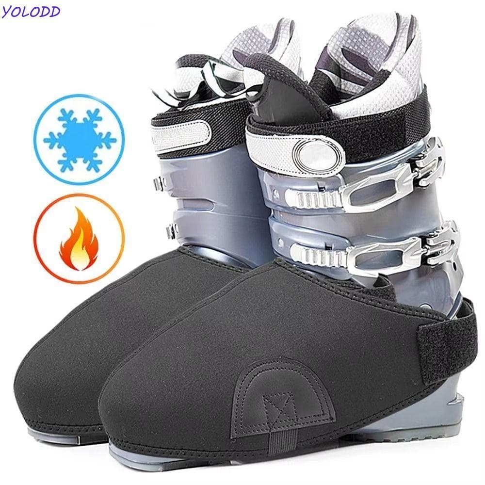 Capas Para Botas De Esqui Yoloqx , Aquecedor Antiderrapante Sapatos À Prova De Vento , Luva Bota Neve Com Isolamento De 