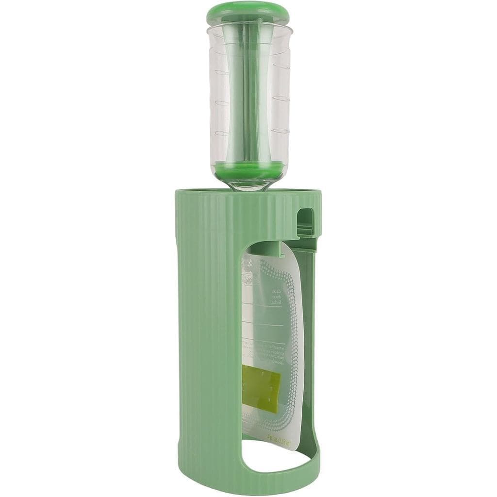 Espremedor, recipiente de plástico para purê de frutas, fabricante de comida caseira para bebês, conjunto de 10 peças