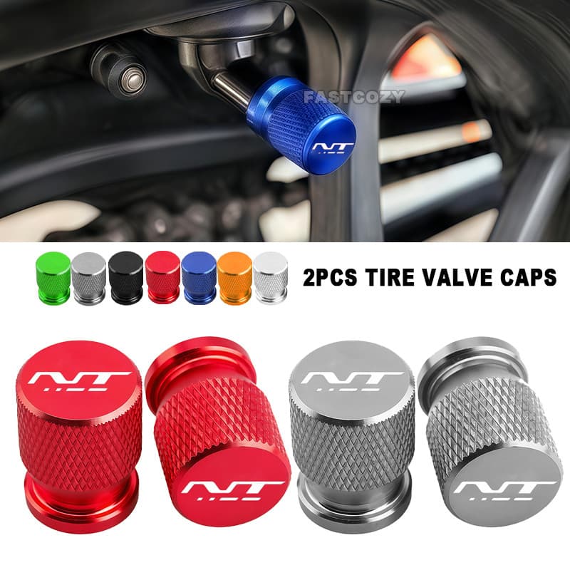 2 Pçs Para Honda NT1100 NT-1100 DCT NT7V NT650 1100 2024 2025 2026 Acessórios Da Motocicleta CNC Roda Pneu Válvula Capa 