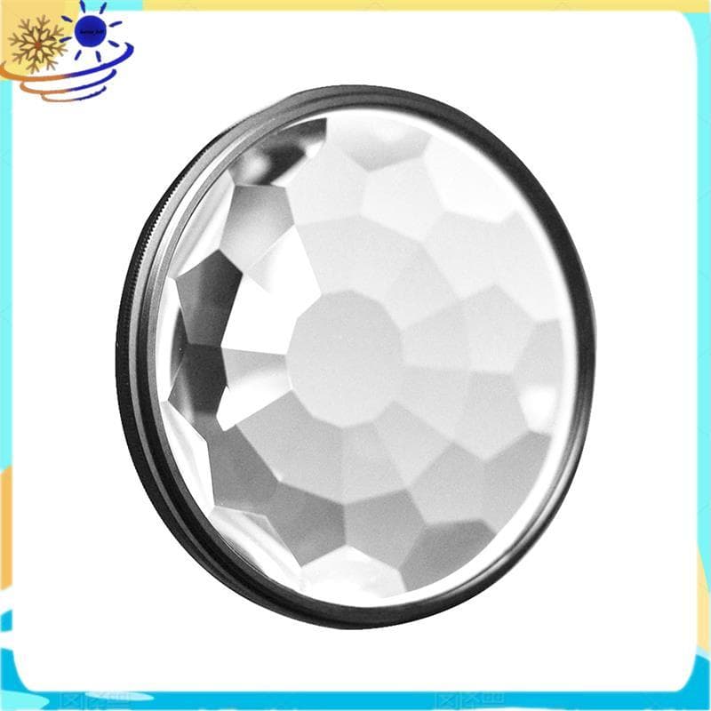 Caleidoscópio 58mm Efeitos Especiais Câmera Filtro Prisma Segmentação Repetir Imagem Fotografia Lente Acessórios