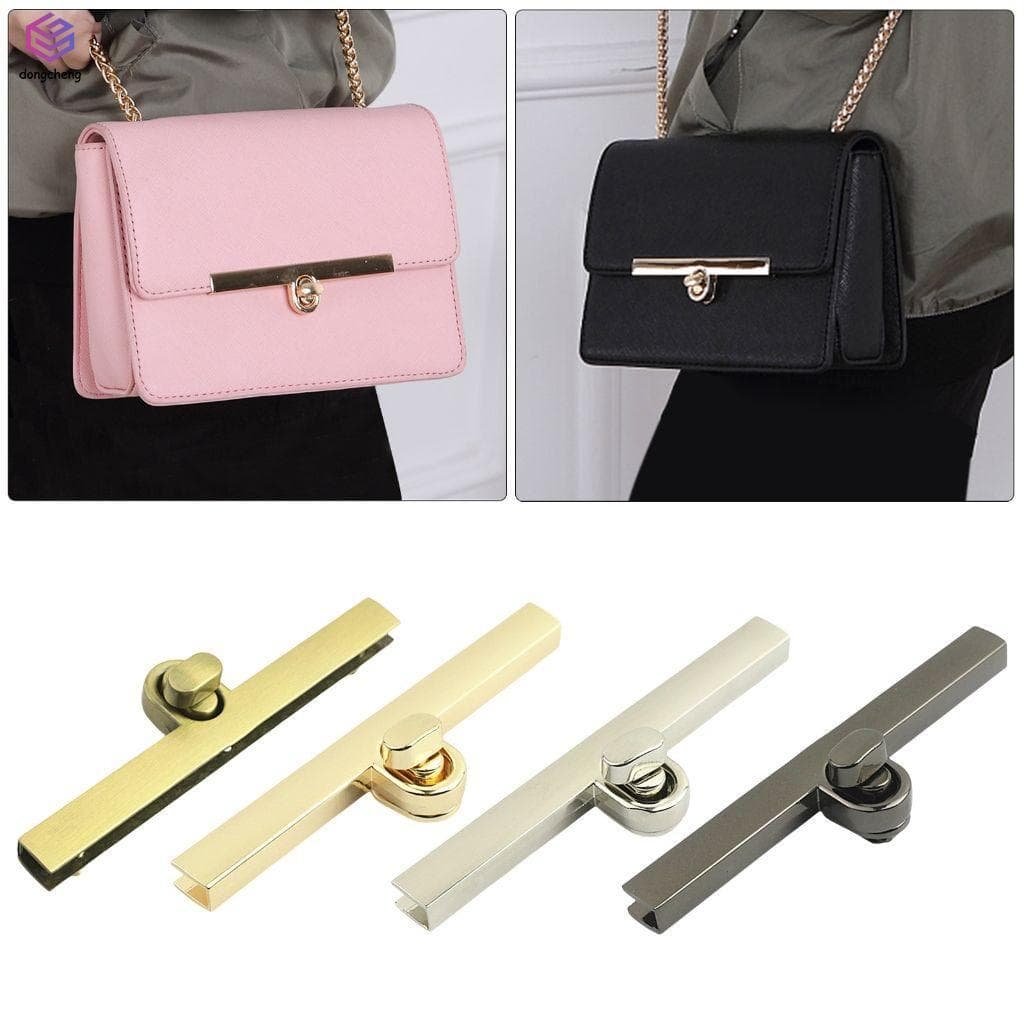 Fecho De Bloqueio De Saco De Metal Da Moda 9.5 Cm-Fechamento Seguro Para Bolsas