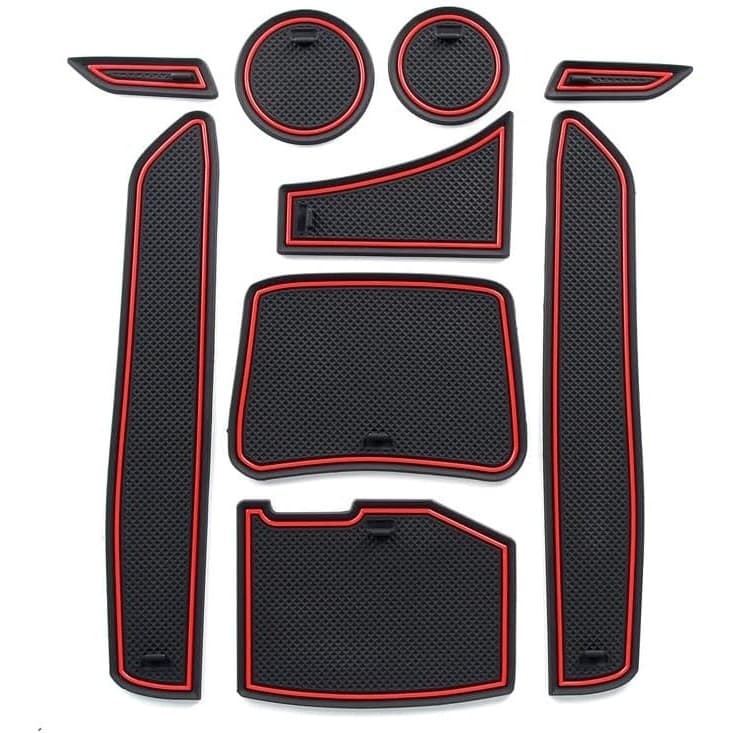 Almofadas De Slot De Porta De Carro Para Chevrolet Camaro 2017-2022 , Tapetes De Console Central , Ranhura , Suporte De 