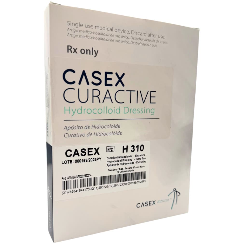 H310 Kit C/ 3 Unidades Curativo Hidrocoloide 10x10cm - Casex