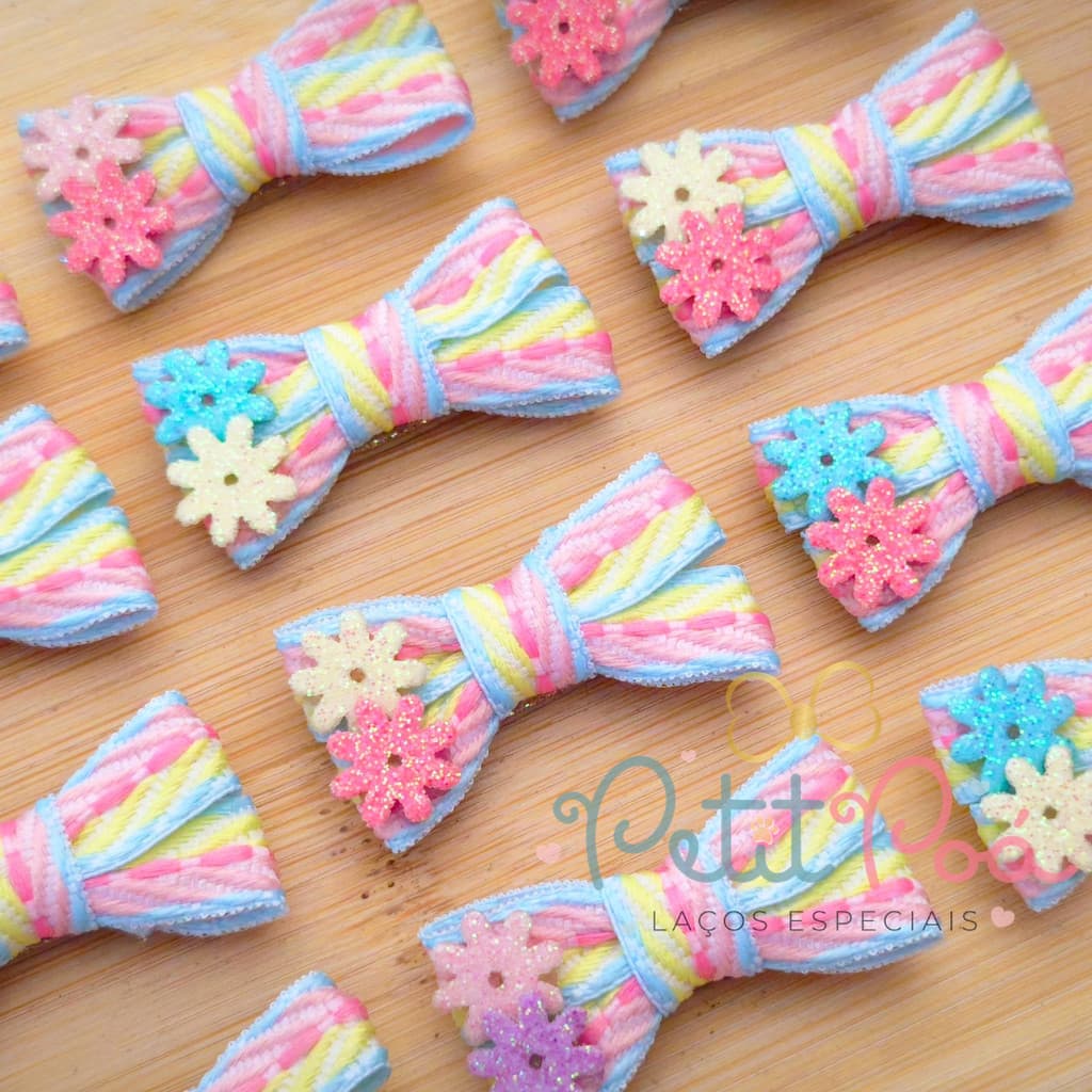 ADESIVO PET LAÇO JARDIM CANDY - BANHO E TOSA (12 UNIDADES)