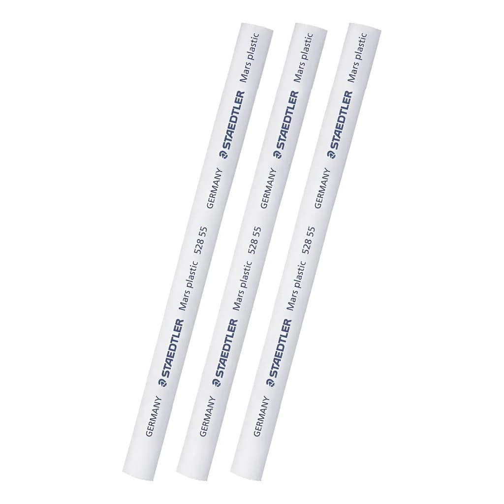 Kit 03 Refil Caneta Borracha Staedtler Mars Plastic