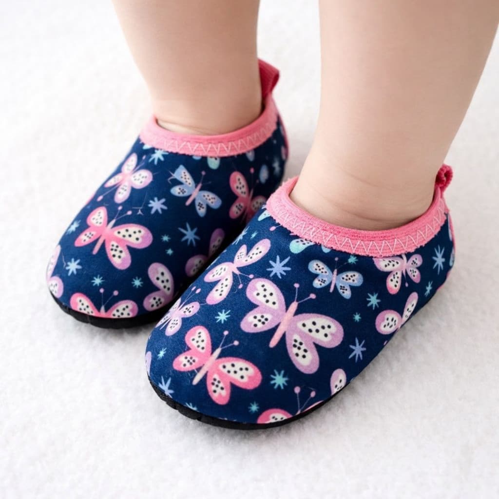 Sapatilha Infantil Antiderrapante para Piscina Praia e Esportes Aquáticos Leve e Confortável