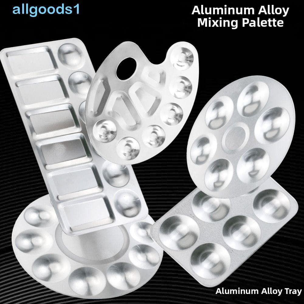 Bandeja De Pintura Em Aquarela ALLGOODS , Paleta Reutilizável Redonda Quadrada , Mistura De Profissional