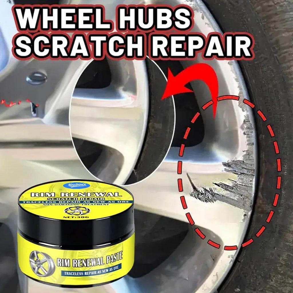 Pasta De Renovação De Aro De Carro , Creme Para Reparo De Arranhões De Pneus , Cubo De Roda De Alumínio , Polimento De R