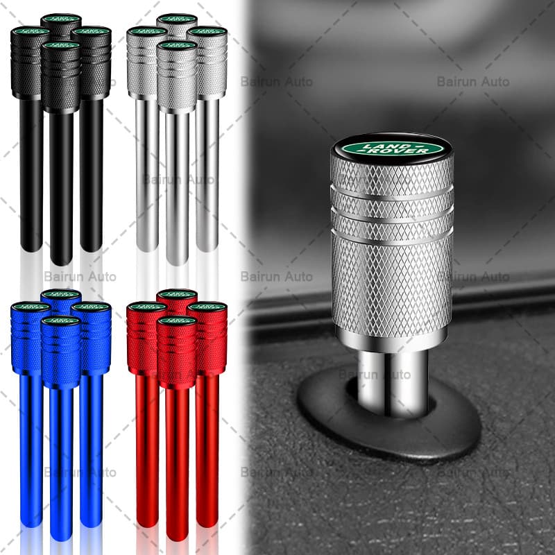 1/4 Pçs Liga Maçaneta Da Porta Do Carro Tampa De Segurança Para Land Rover Range Evoque Velar Freelander Defender Descob