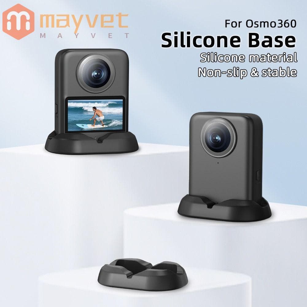 Base De Mesa MAYVET , Suporte De Montagem Antiderrapante Durável Silicone Estável Para DJI Osmo 360