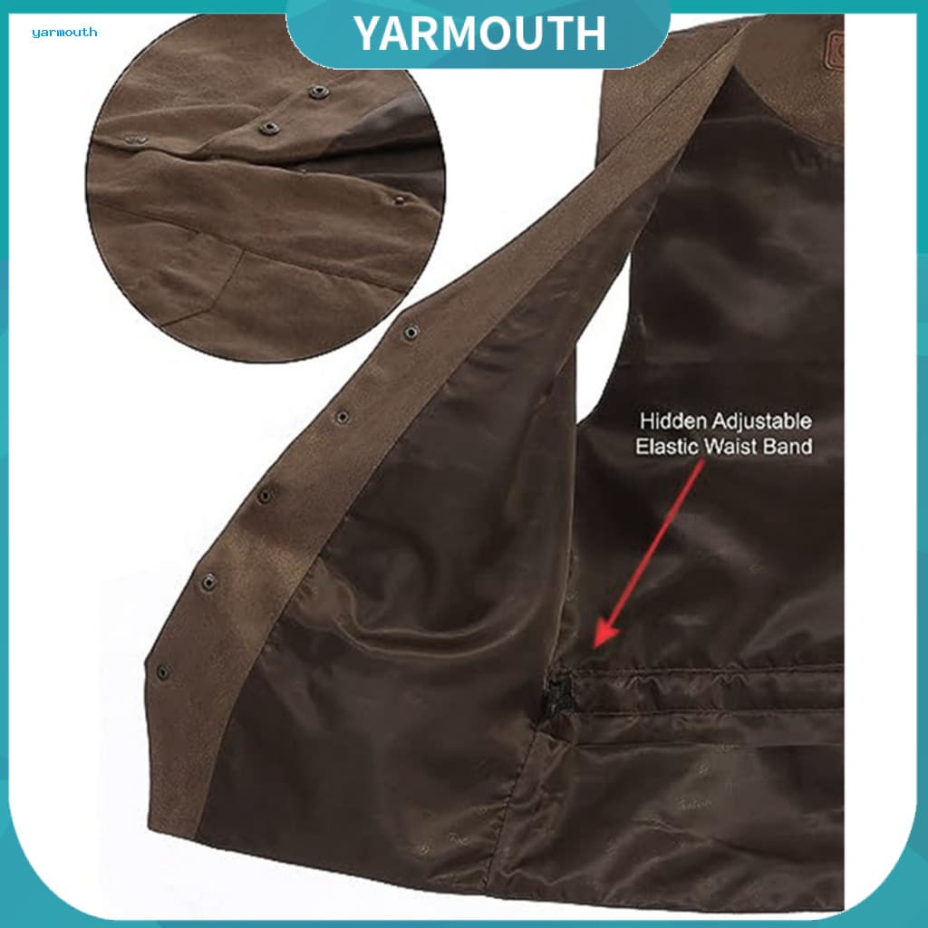 Men Suit Vest Single-breasted Men's Slim Fit V-neck Waistcoat with Pockets Single Breasted Formal Business Sleeveless So