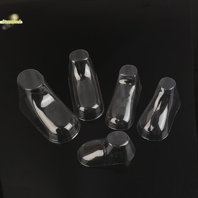 [Sunshine] 10 Peças De Botas Infantis Em PVC Transparente , Estrutura De Suporte Para Pés , Molde De Sapato De Plástico 