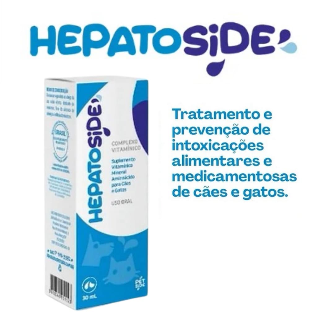 Antitóxico Hepatoside Oral 20 ml - para cães e gatos