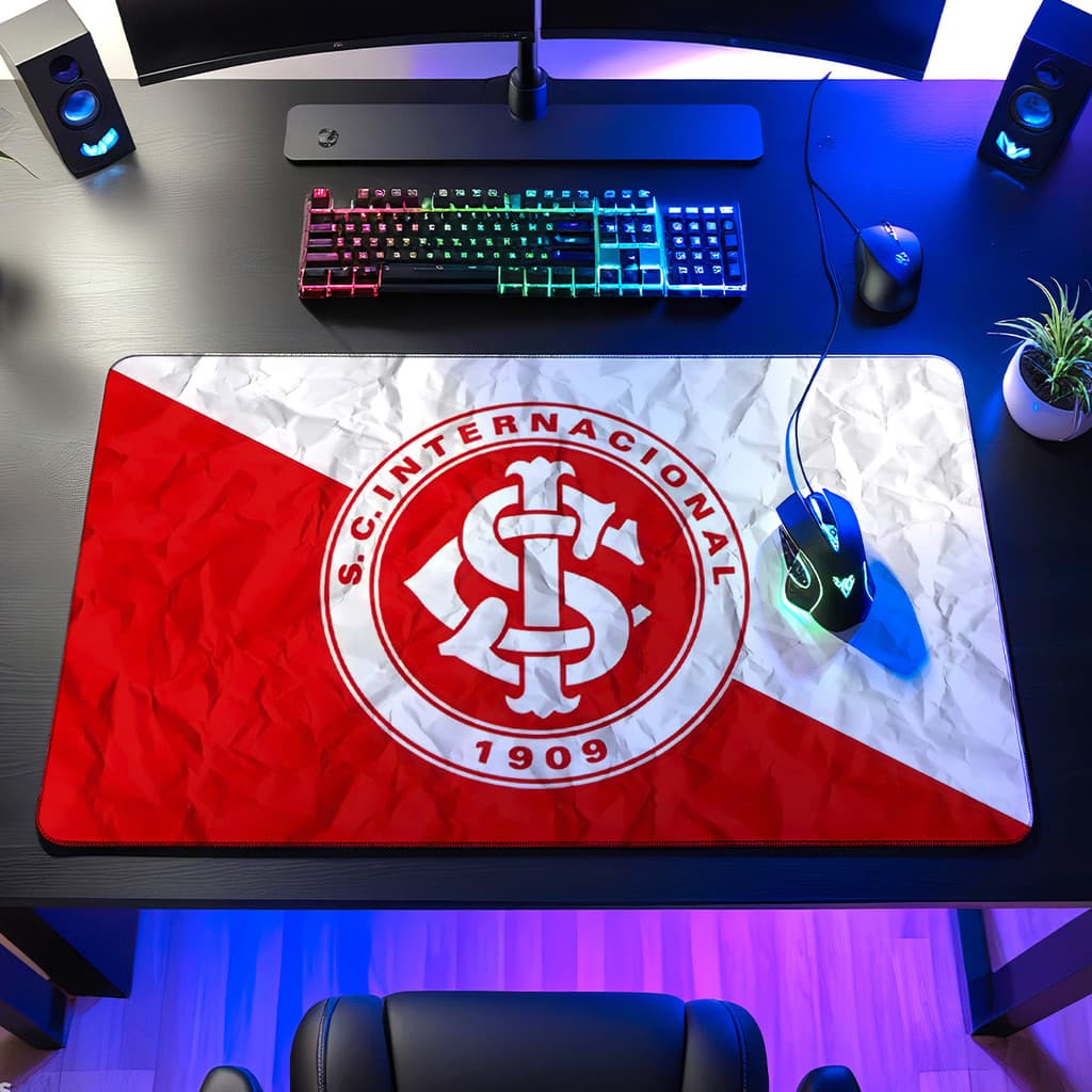 Mouse Pad Estampado com Time de Futebol – Grande