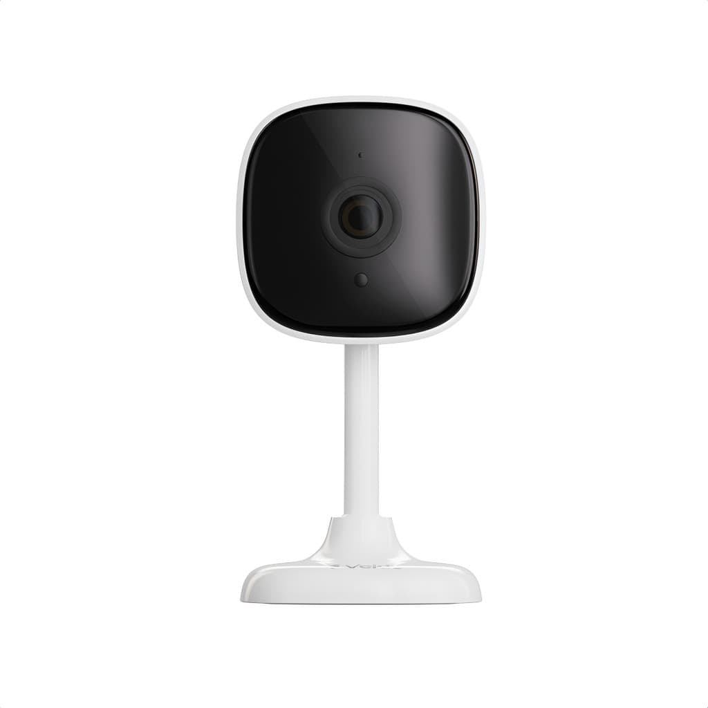 Câmera de Segurança Wi-Fi Inteligente Full HD Velds, Visão Noturna e Notificação de Movimento, Branco