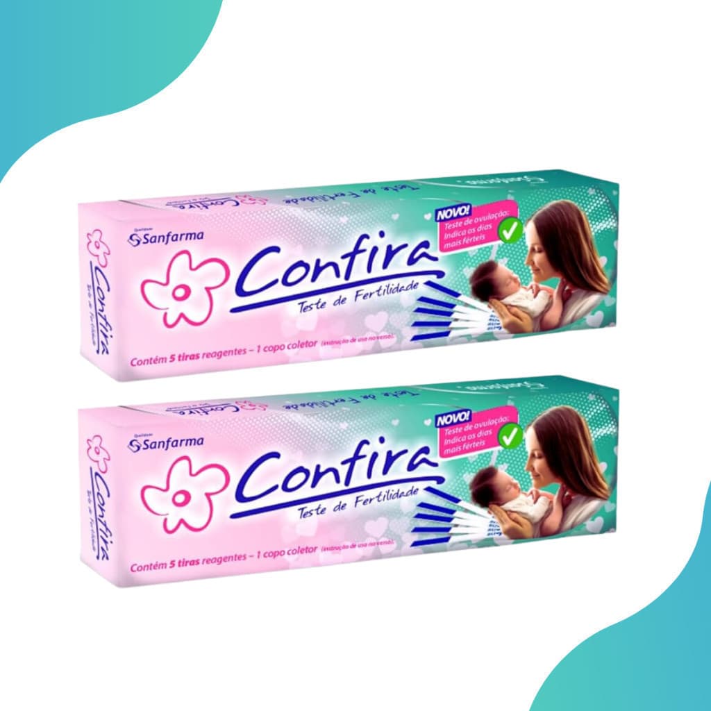 Kit 2 Teste De Fertilidade Ovulação Confira 10 Tiras Reagente