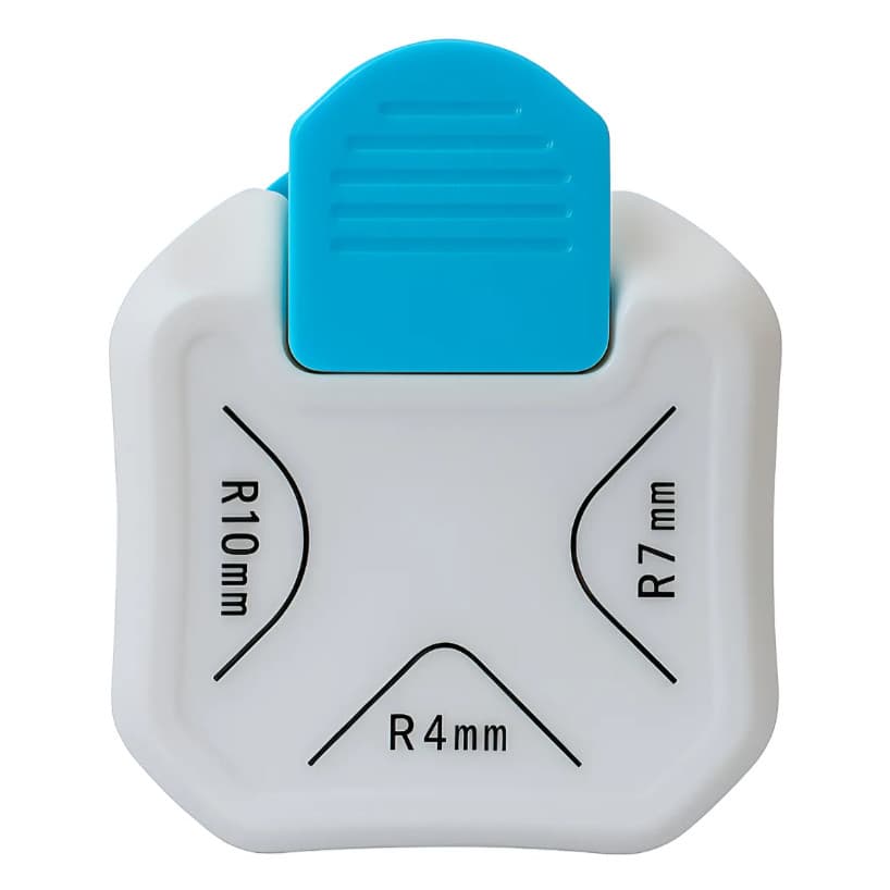 Cortador Canteadeira Arredondar Canto de Papel 3 em 1