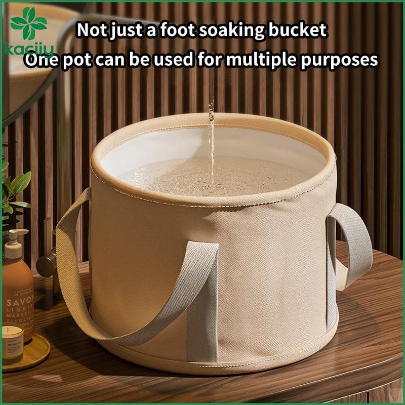 Bacia De Banho Portátil Dobrável Para Pés Com Alças Perfeitas Imersão De , Viagens , Acampamento E Atividades Ao Ar Livr