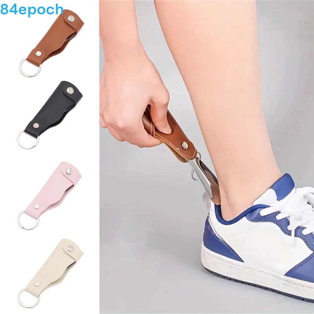 Chaveiro De Calçadeira BREPOCH , Mini Levantador De Sapato Fácil De Segurar , Buzina De Aço Inoxidável Com Alça Curta Po