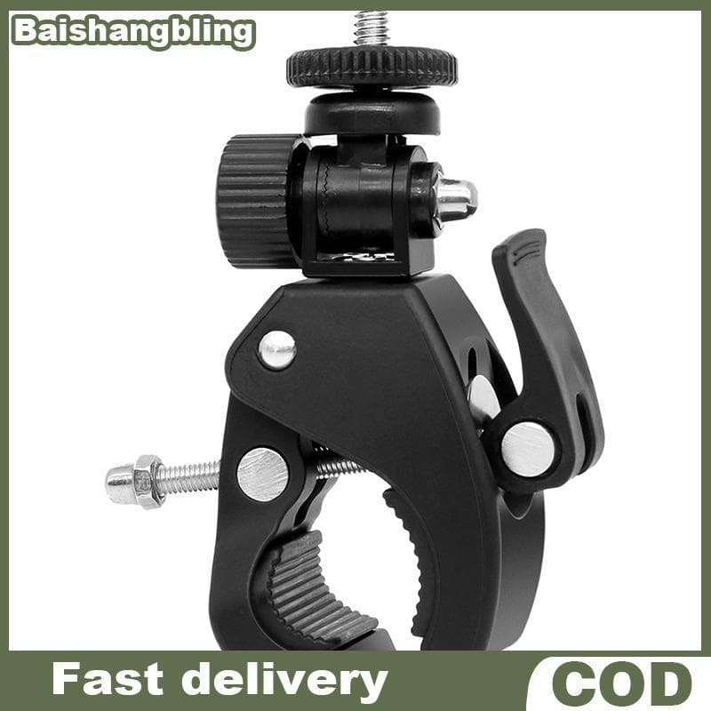 BSBL Qui Release Screw Braçadeira Braet Bike Guiador Mount 1/4 Tripé Para Câmera DV BL