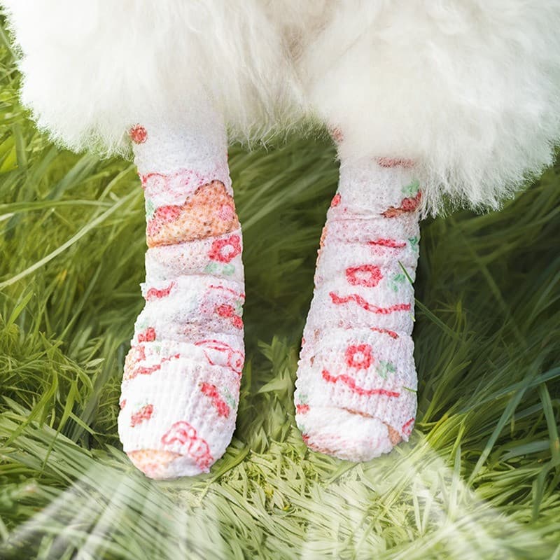 Protetores De Pata De Gato , Bandagens Autoadesivas Anti-Sujeira E Lambidas Para Cuidados Com Feridas , Design De Pele A