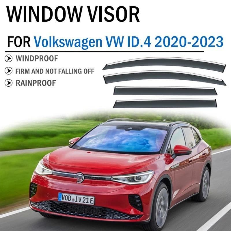 Acessórios Do Carro Para Volkswagen VW ID . 4 ID4 2020-2023 Janela Viosrs Defletor Viseira Sombra Sol Chuva Guarda Toldo