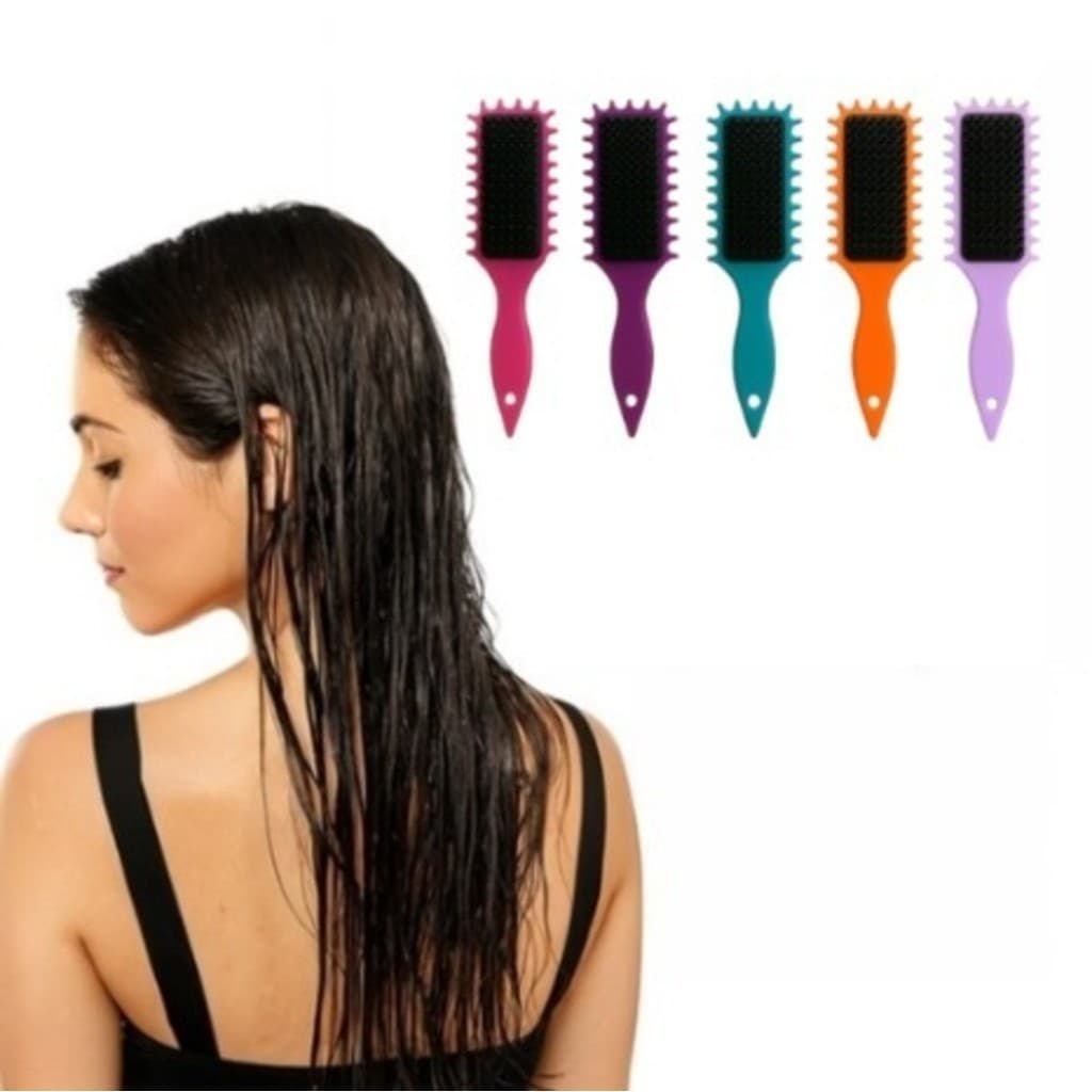 Kit 5 Escovas de Fitagem Sortida – Modela e Define Cachos com Facilidade
