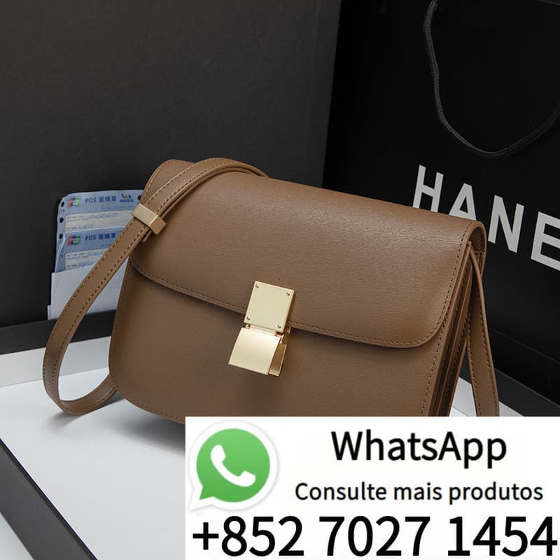 Bolsa Feminina de Couro Genuíno OGND2025 Padrão Tofu Mais Vendida Acabamento Brilhante de Alta Qualidade V3UQ7DGHFPTC5X3