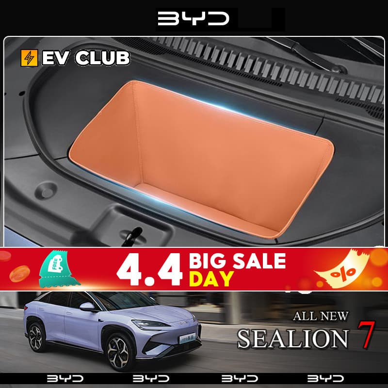 2024/2025 Biadi Sea Lion 7 Veículo Elétrico SUV Dedicado Tronco Dianteiro Tampa Frontal Tapete de Armazenamento Tapete I