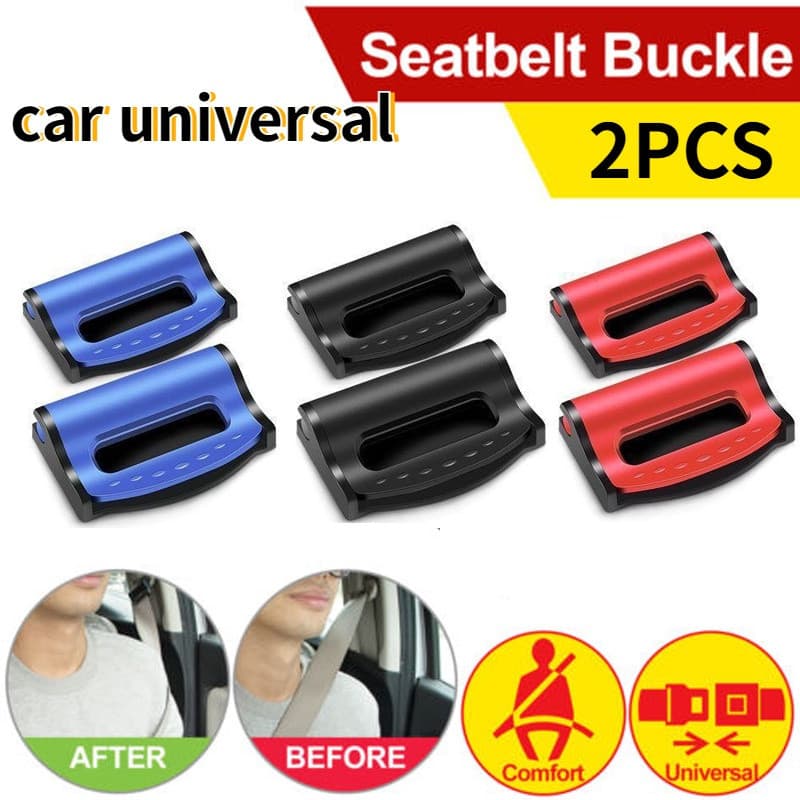 Conjunto de 2 Clipes Universais para Fivela de Cinto de Segurança de Carro