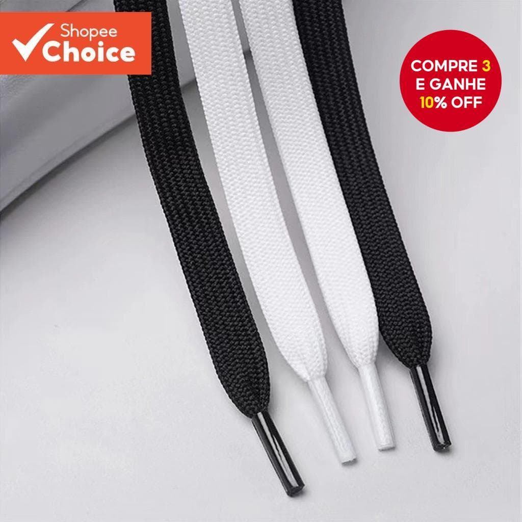 1 Par De Cadarços Planos De Super Qualidade – 5/16 " De Largura Para Tênis E Botas De Corrida Atlética