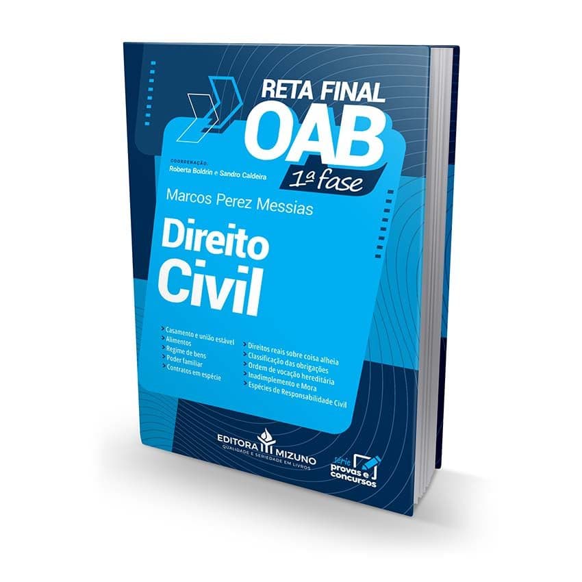 Direito Civil - Reta Final OAB – 1ª fase | Livro Exame da OAB Concurso Prova 2026