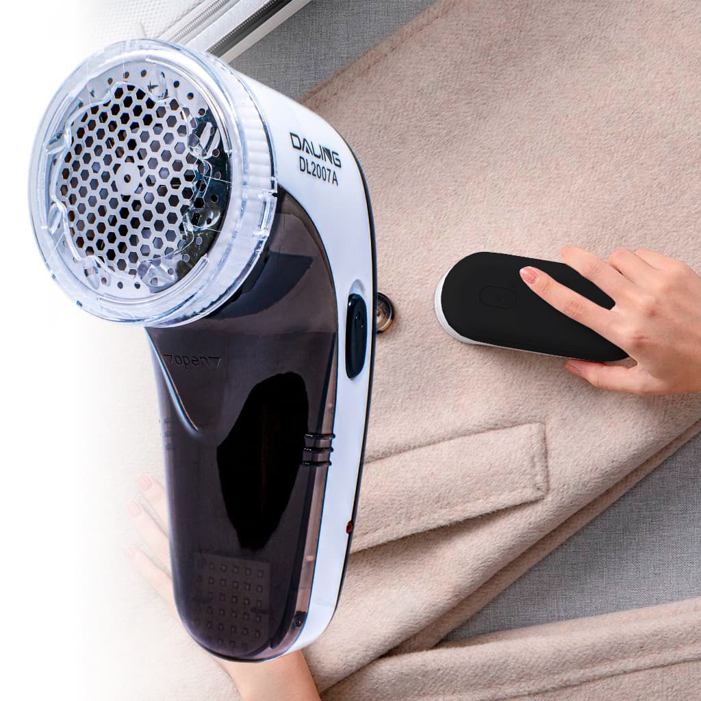 Removedor Automático De Pelos E Fiapos De Roupas Papa Bolinha Elétrico Com Compartimento Removível lavável