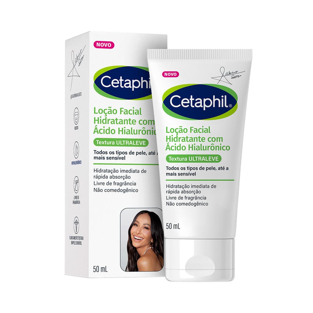 Cetaphil Loção Facial Hidratante Com Ácido Hialurônico 50ml