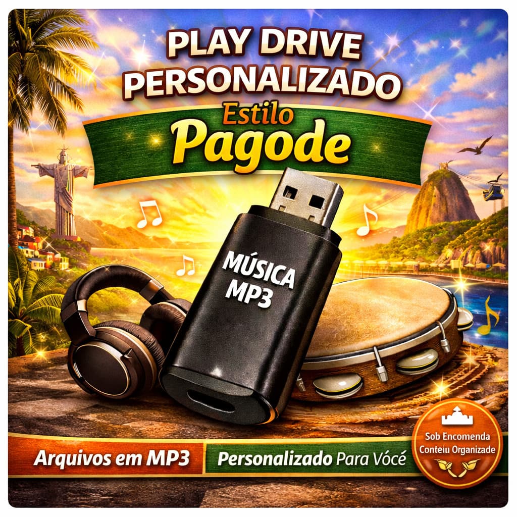 ProDriveFísico Chaveirinho - Estilo Pagode - Personalizado