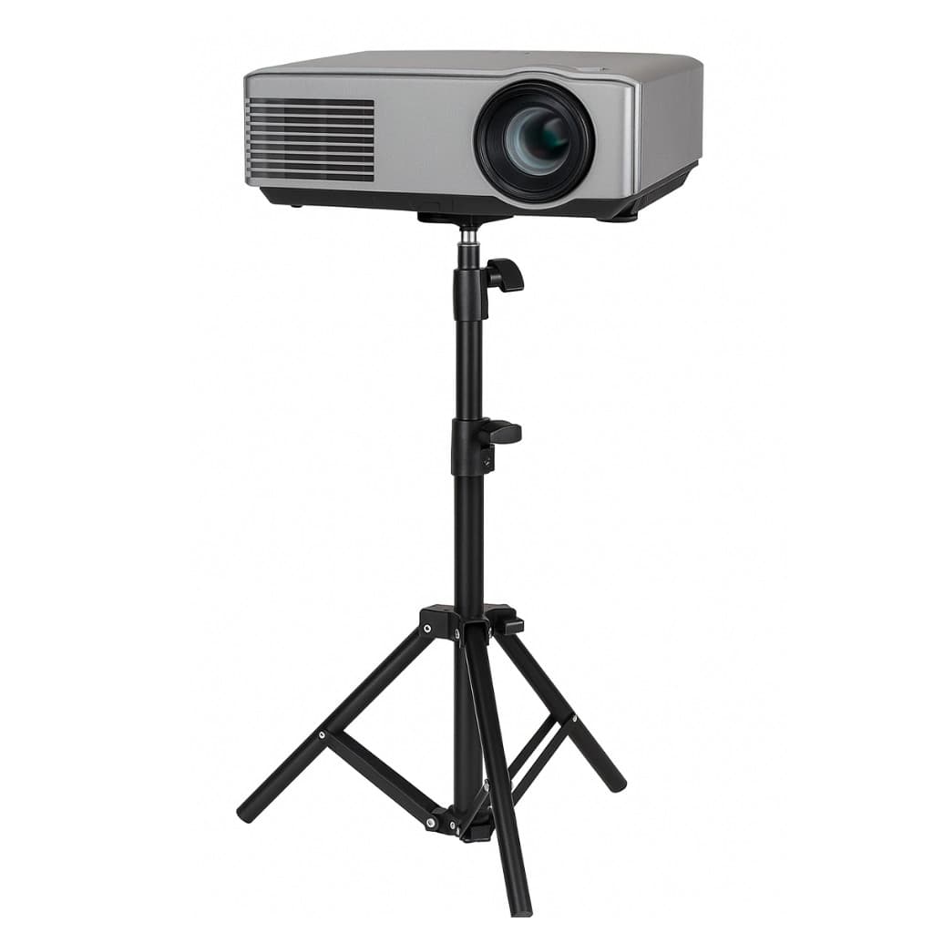 Tripé Suporte Universal 2,10m Para Ring Light Nível Laser e Projetor Hy300 Ajustável e Reforçado