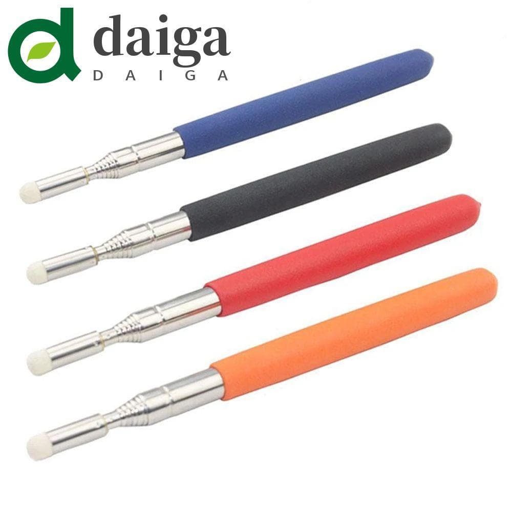 DAIGA Caneta Para Quadro Branco 1M Cabeça De Feltro Telescópica Ferramentas Professores De Aço Inoxidável Ponteiro